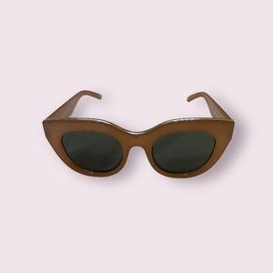 Le Specs‎ Air Heart Caramel Frame Womens Sunglasses